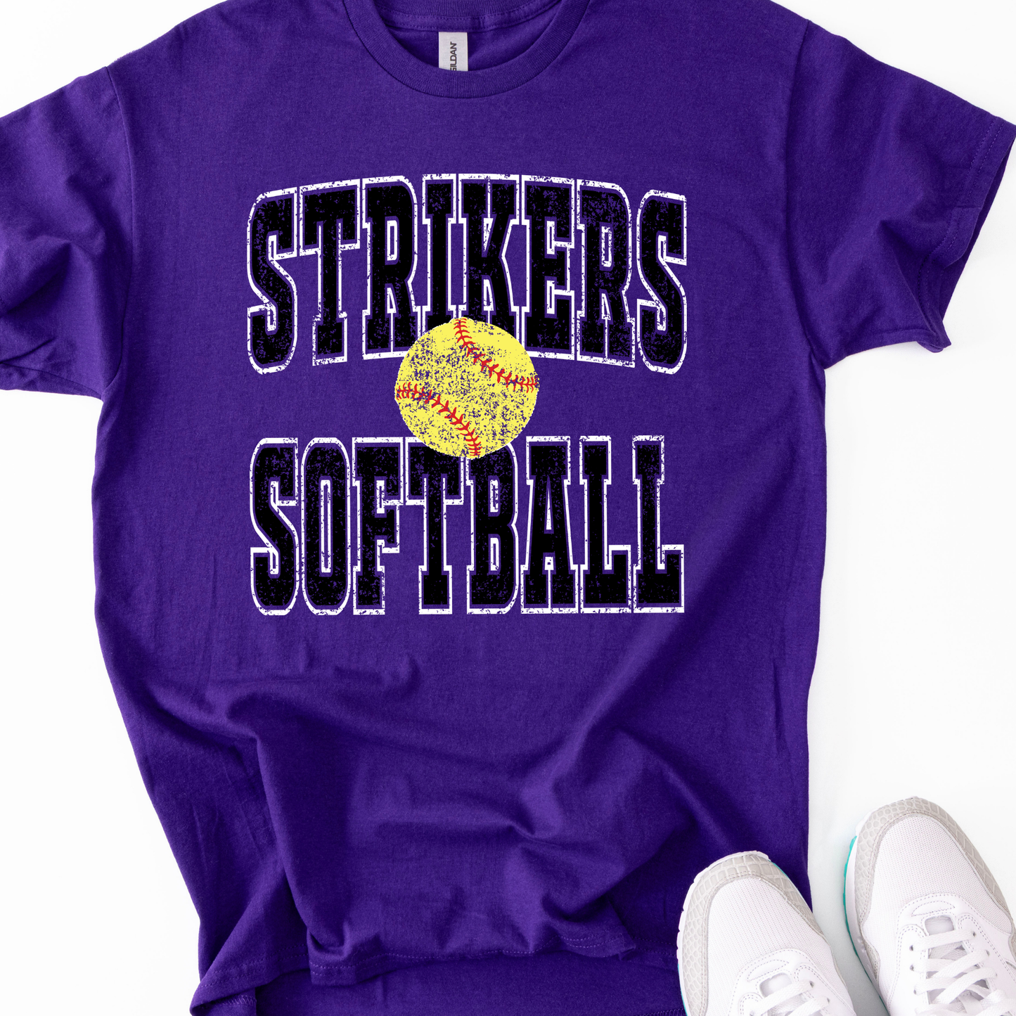 Strikers Softball Distressed