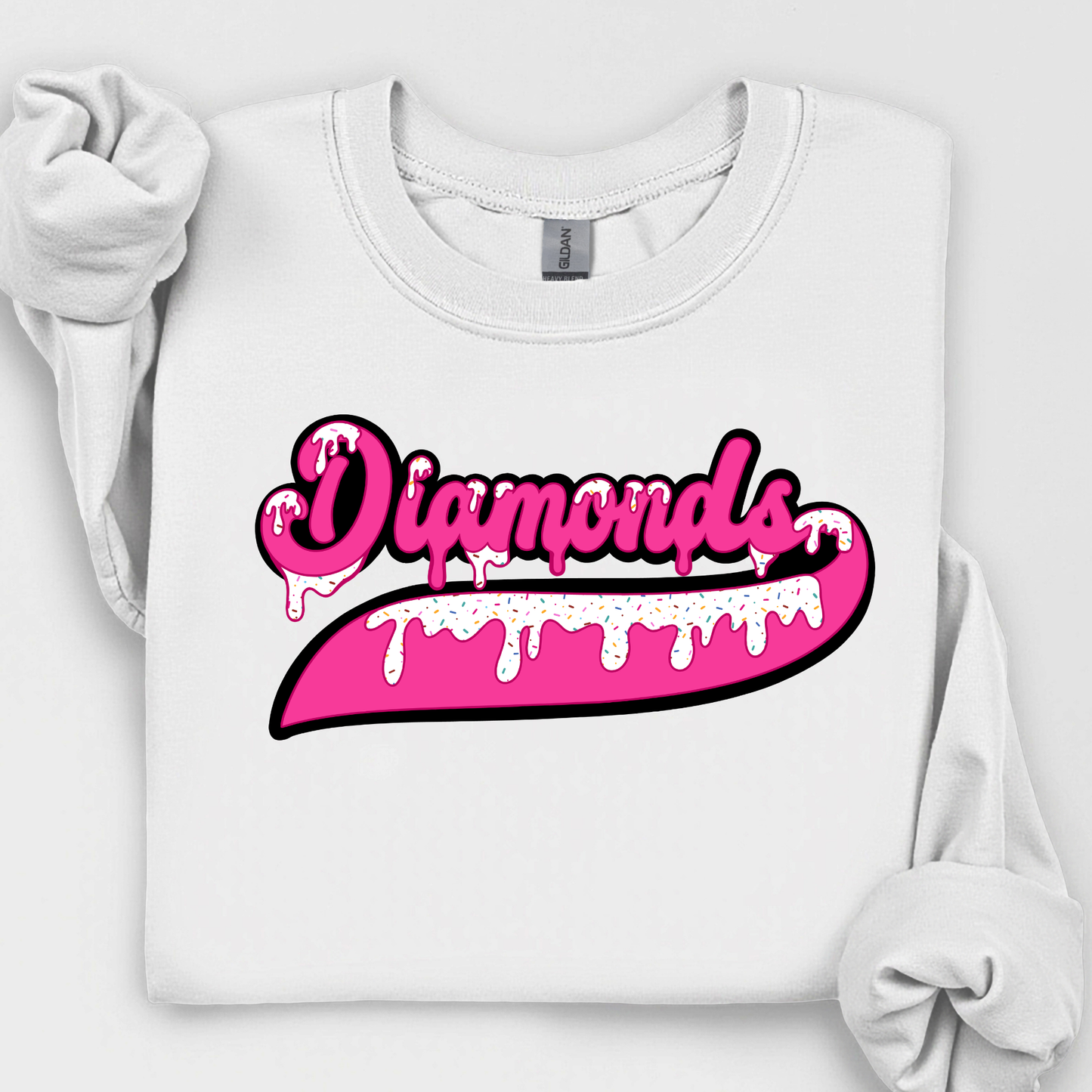 Diamonds Script Drip