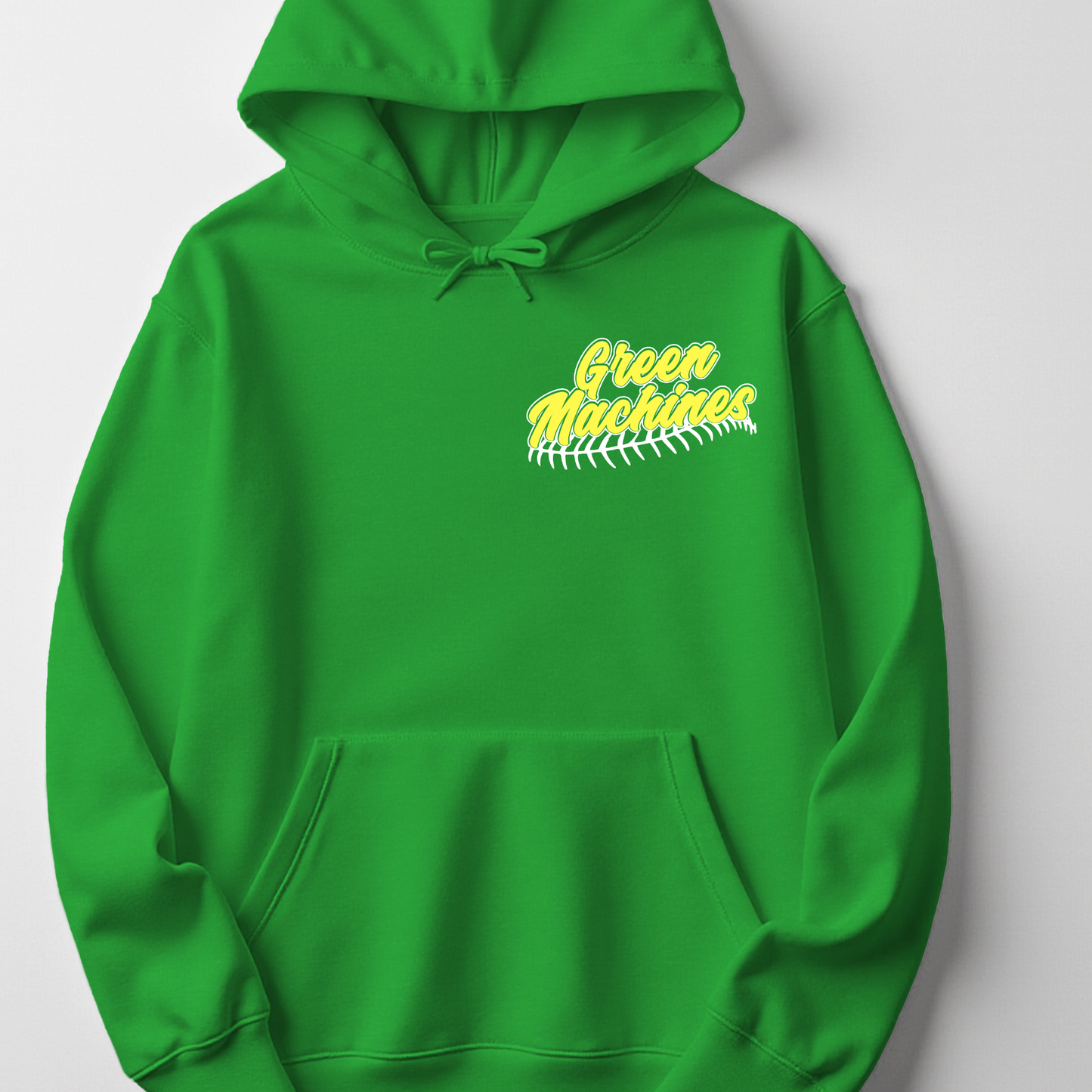 Green Machines Script Seams Pocket