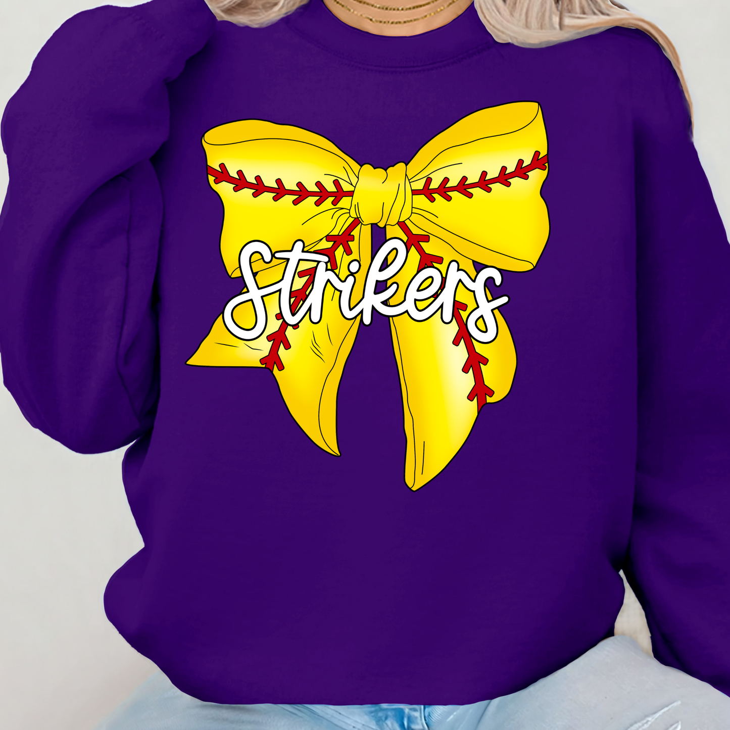 Strikers Yellow Bow with Seams