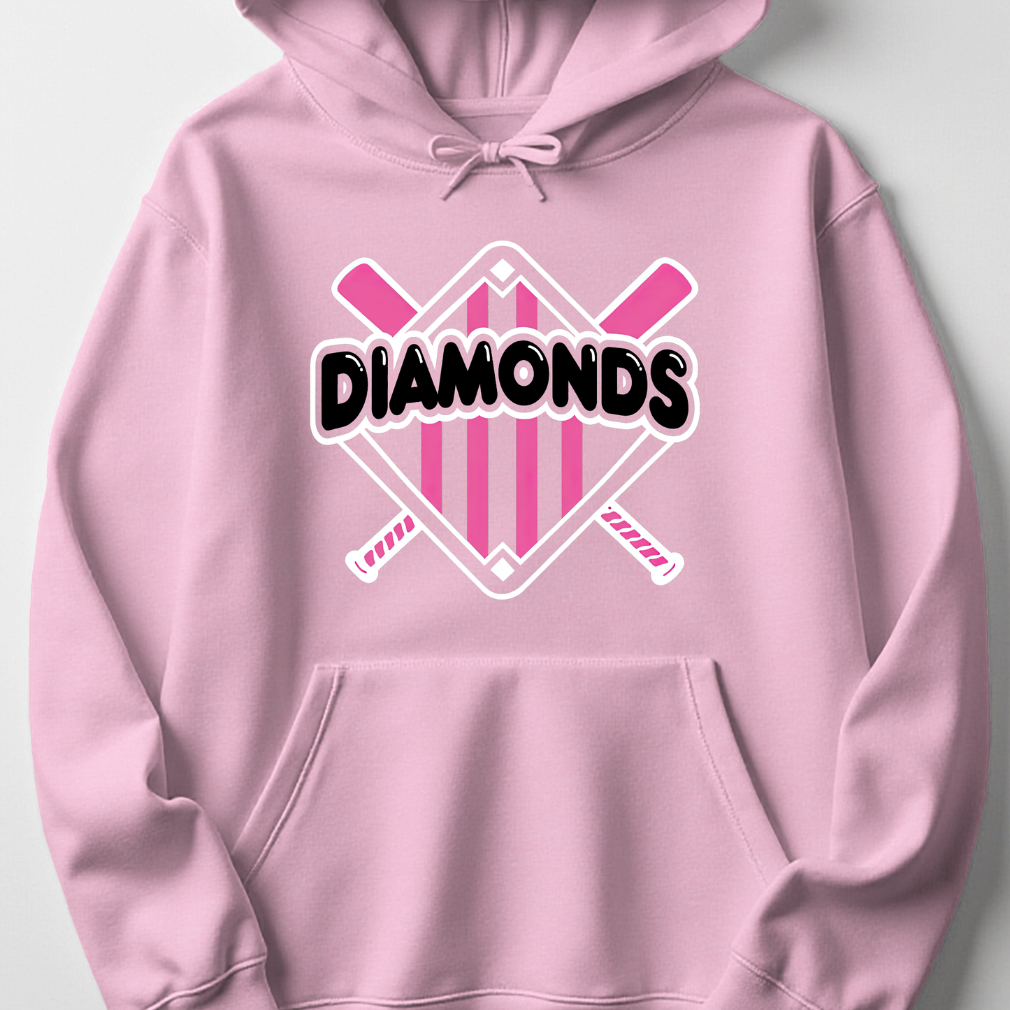 Diamonds Pink Stripe
