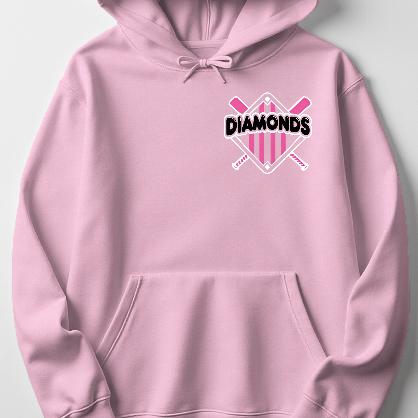 Diamonds Pink Stripe Pocket