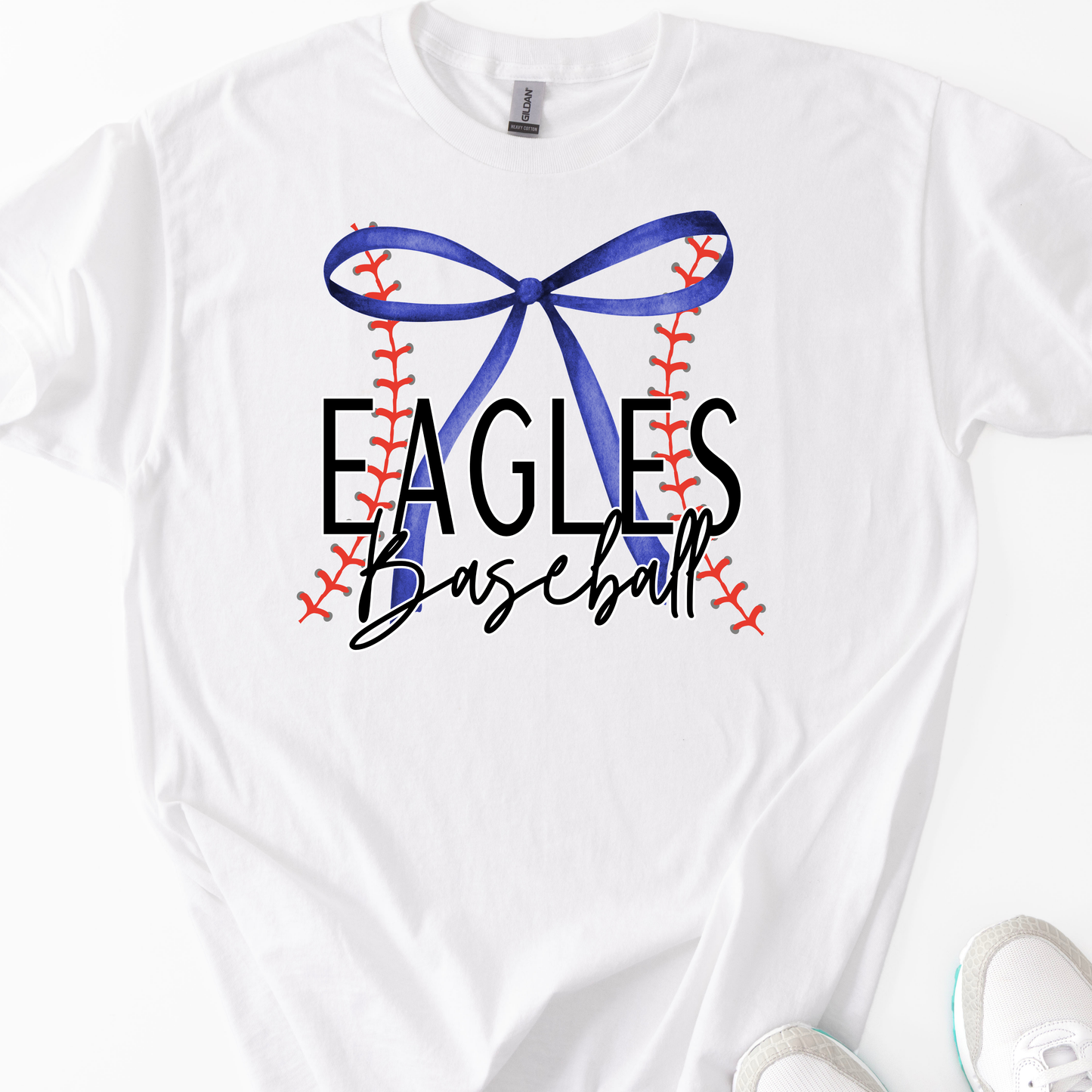 Eagles Baseball Bow