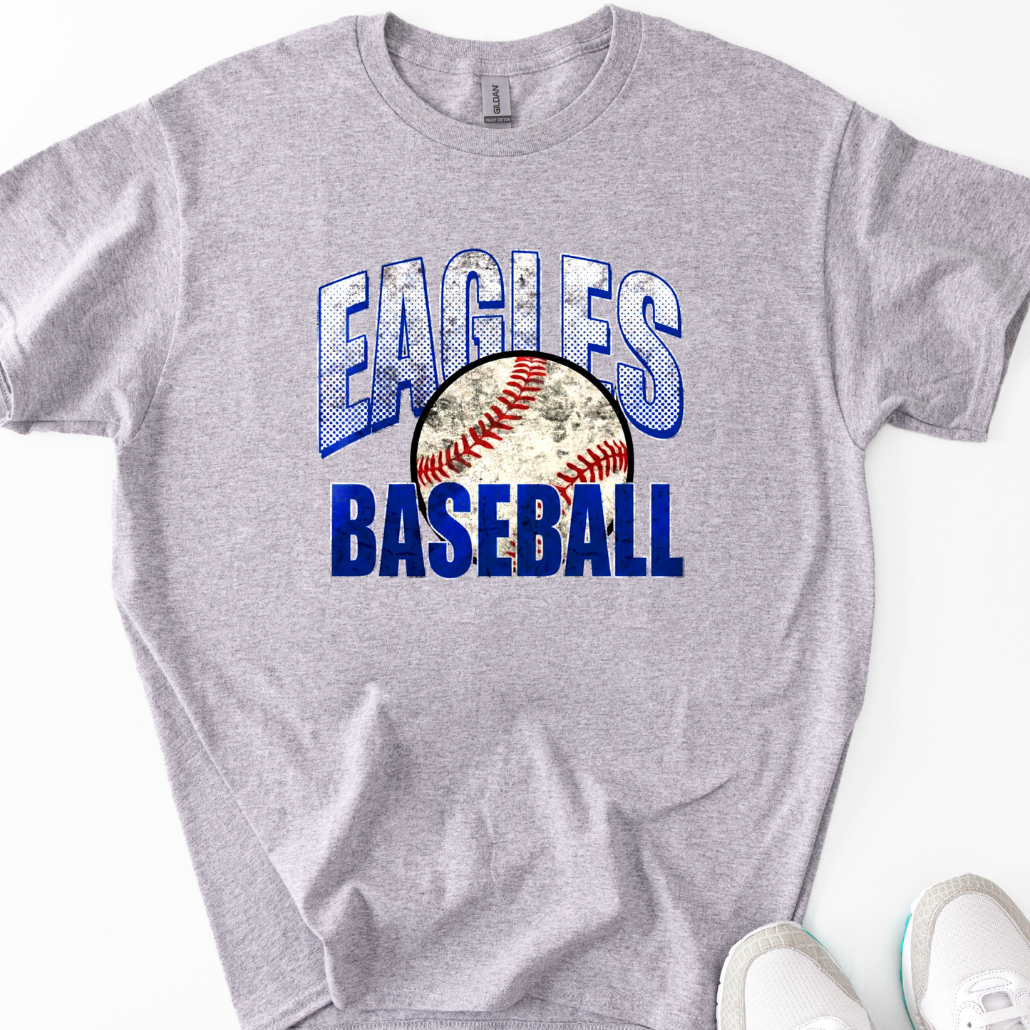 Eagles Baseball Distressed Ball