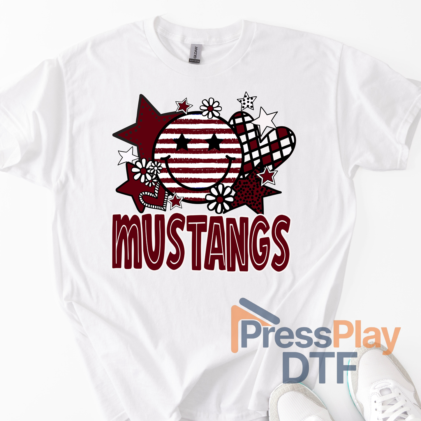 Mustangs Smile DTF Transfer