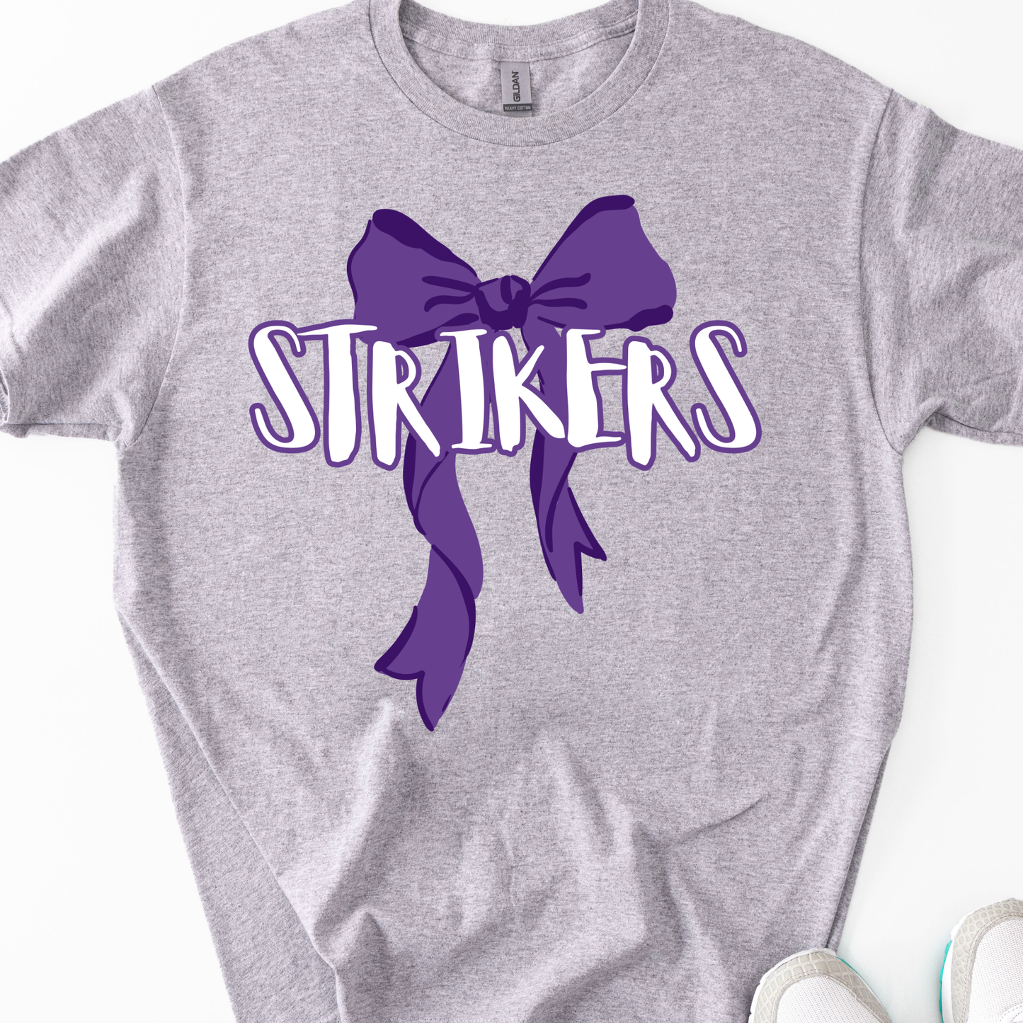 Strikers Purple Bow
