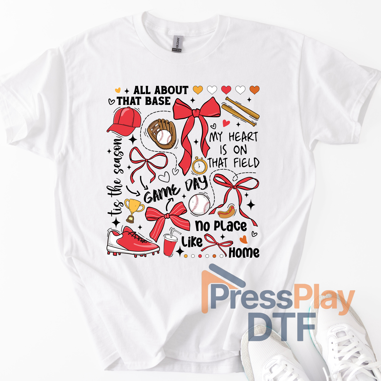 Baseball Doodle DTF