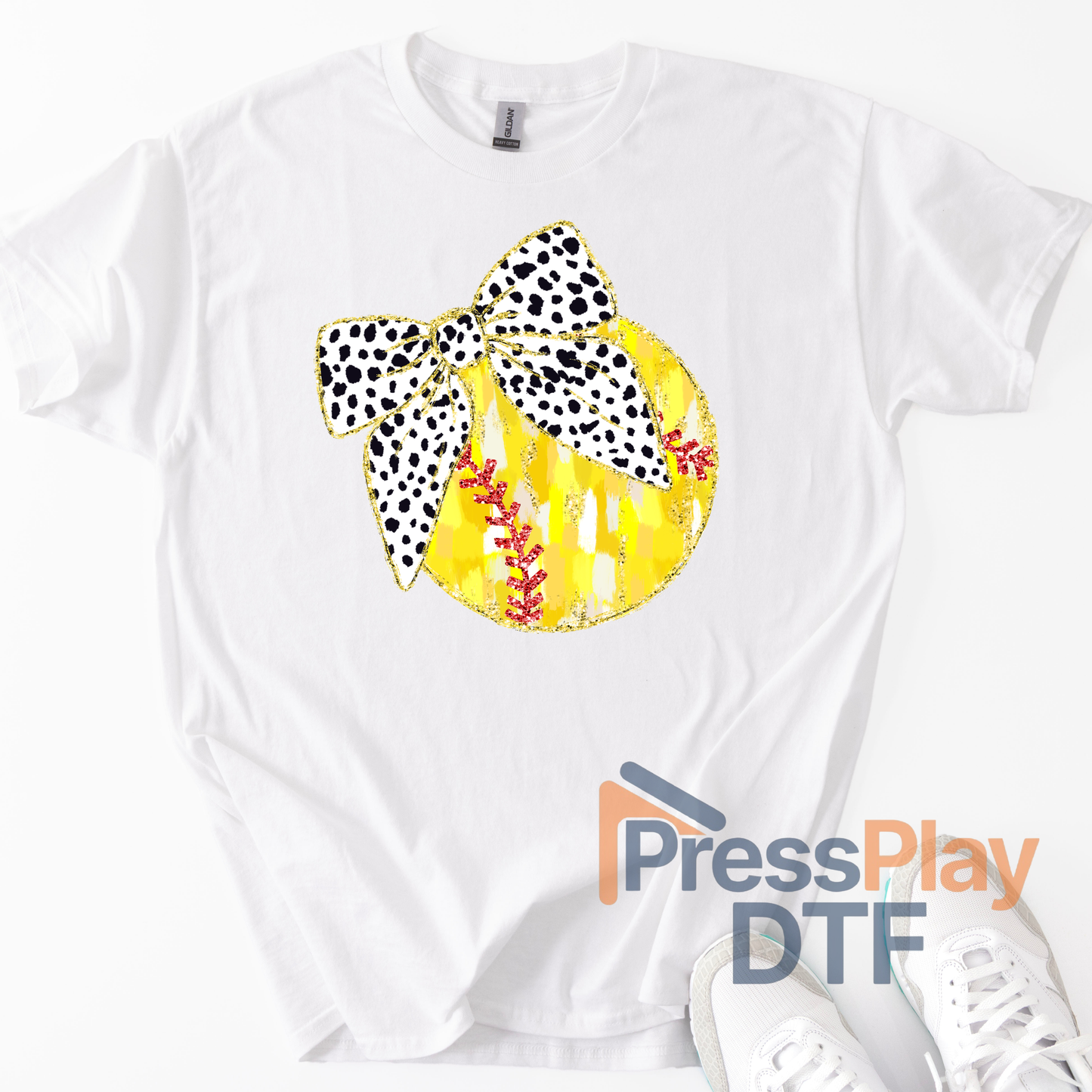 Softball Bow DTF