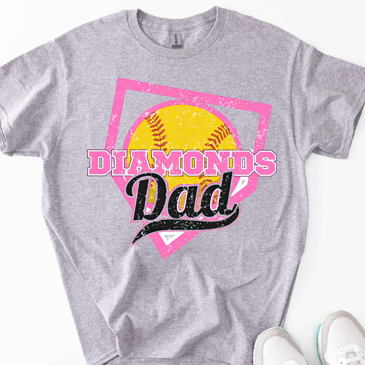 Diamonds Dad with Plate