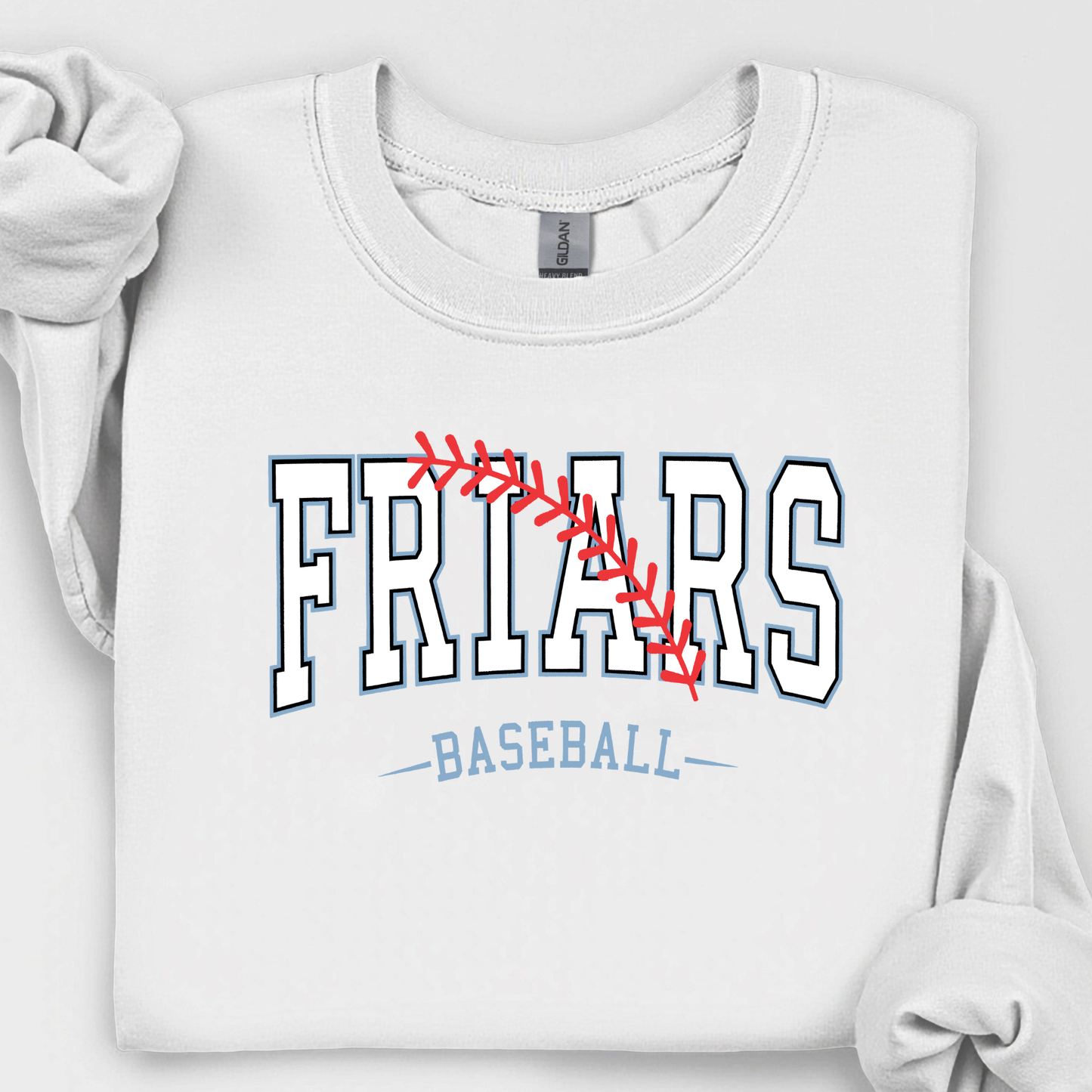 Friars Baseball Block with Seams
