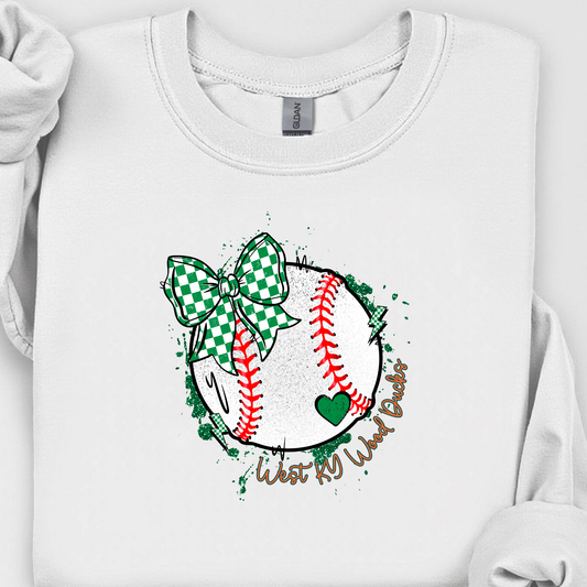 West Kentucky Wood Ducks Baseball Checkered Bow
