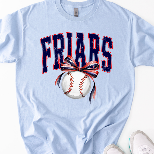 Friars Ball with Red and Blue Bow