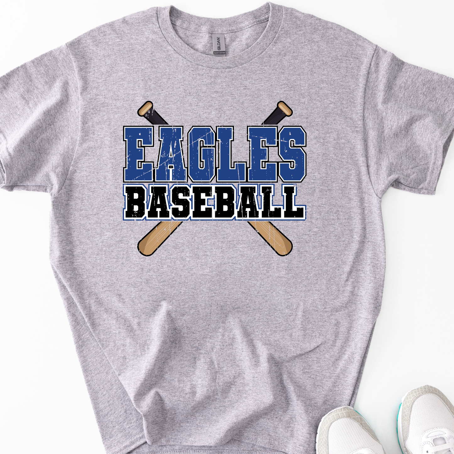 Eagles Baseball Crossing Bats