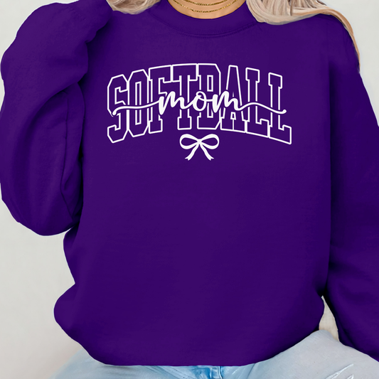 Strikers Softball Mom with Small Bow