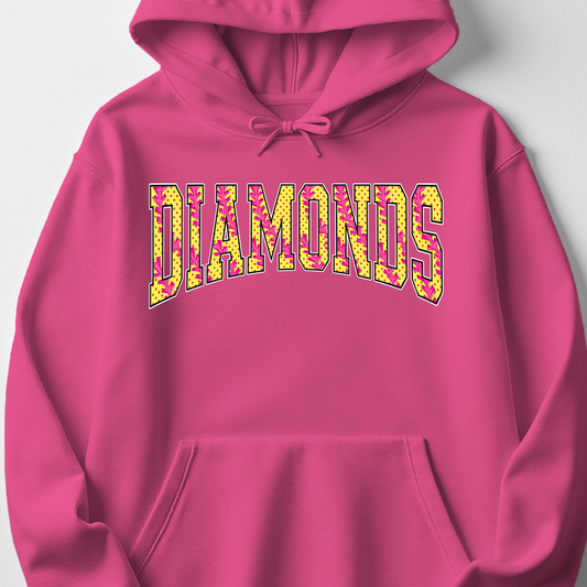 Diamonds Softball Letters