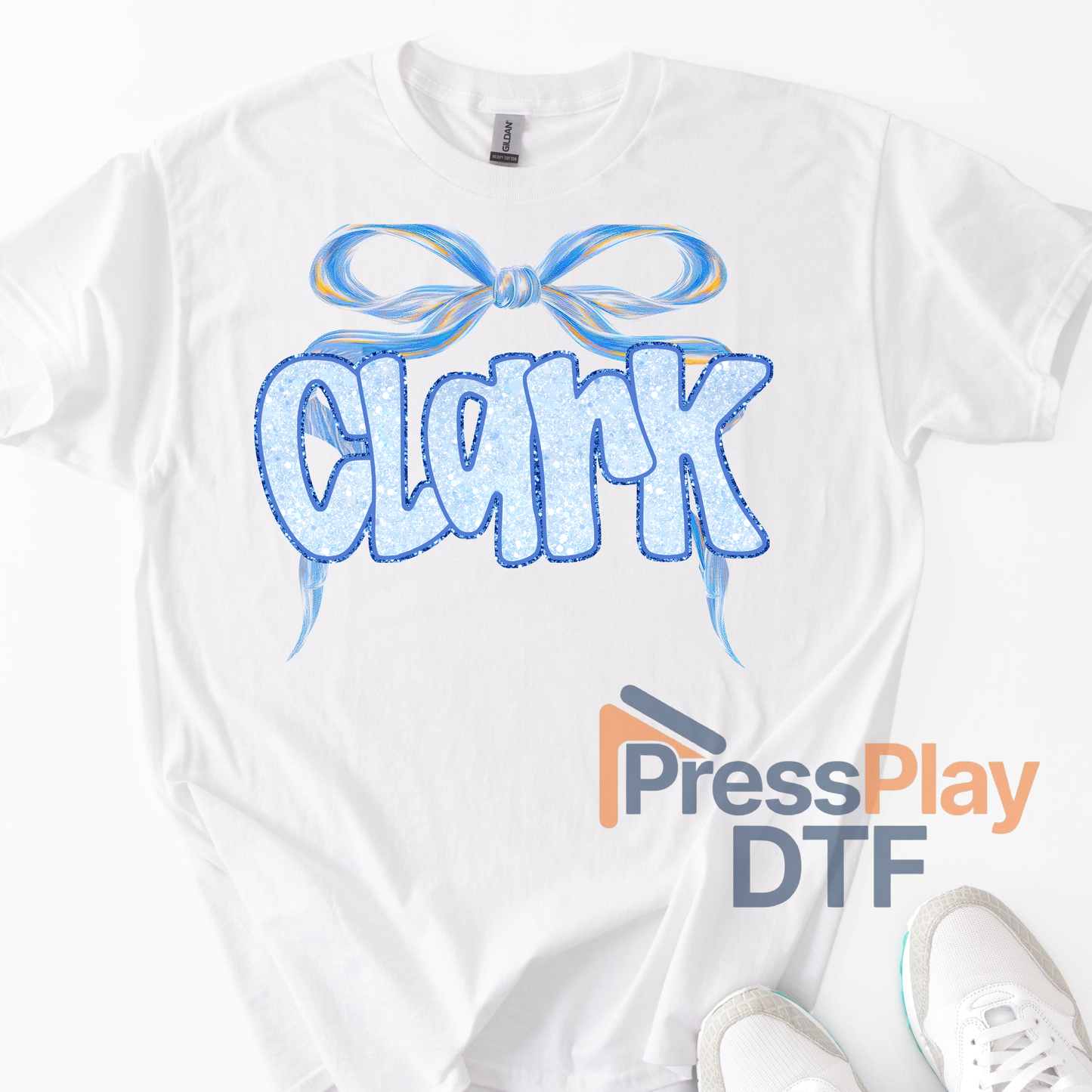 Clark Bow light DTF Transfer