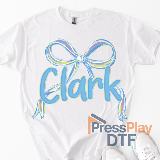 Clark Painted BowDTF Transfer