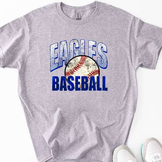 Eagles Baseball Distressed