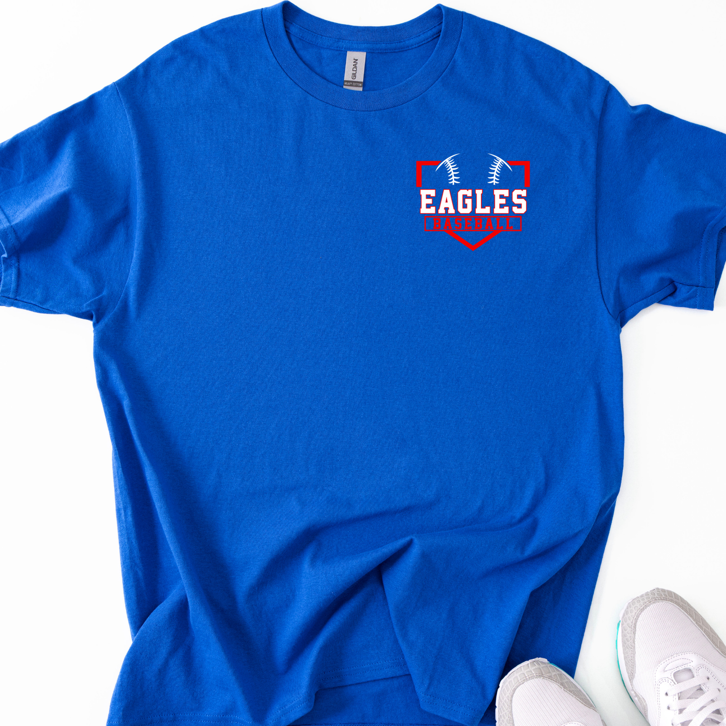 Eagles Baseball Red Plate Pocket