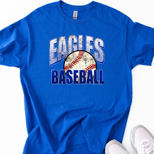 Eagles Baseball Distressed Ball