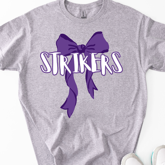 Strikers Purple Bow