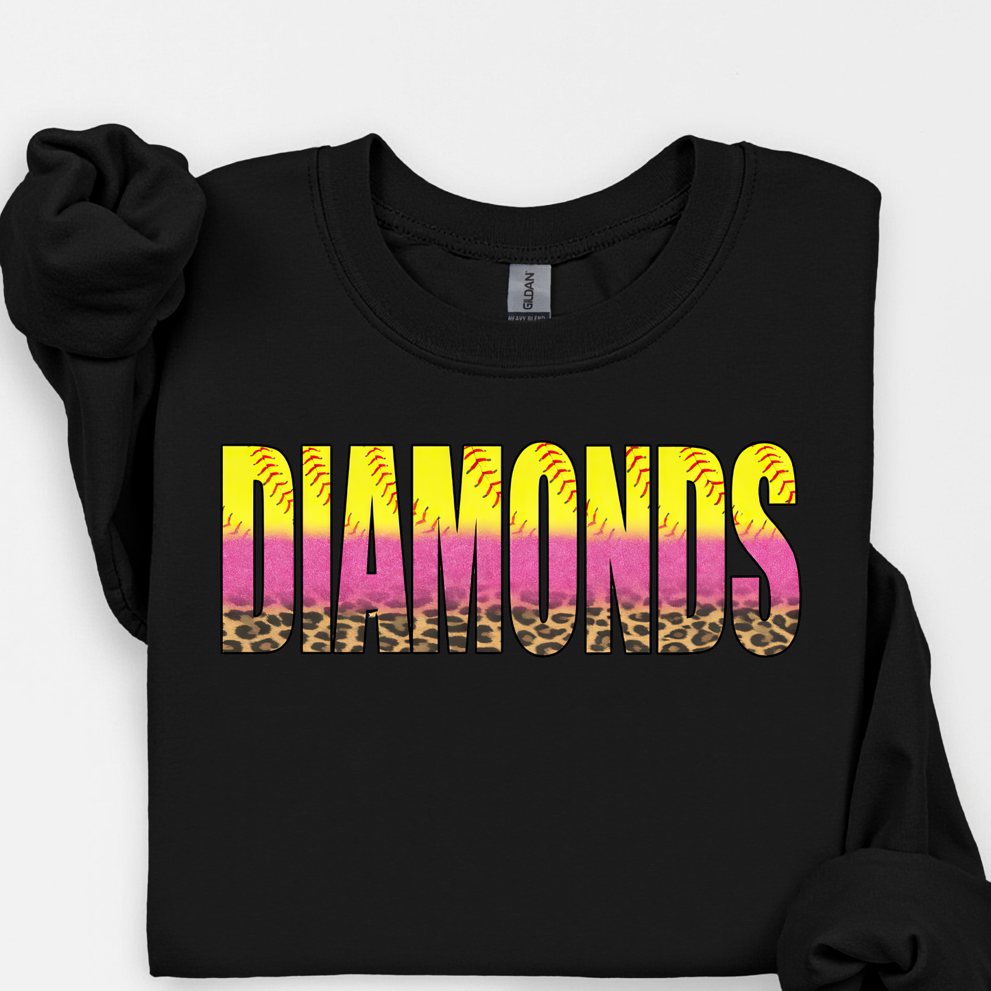 Diamonds Softball Leopard