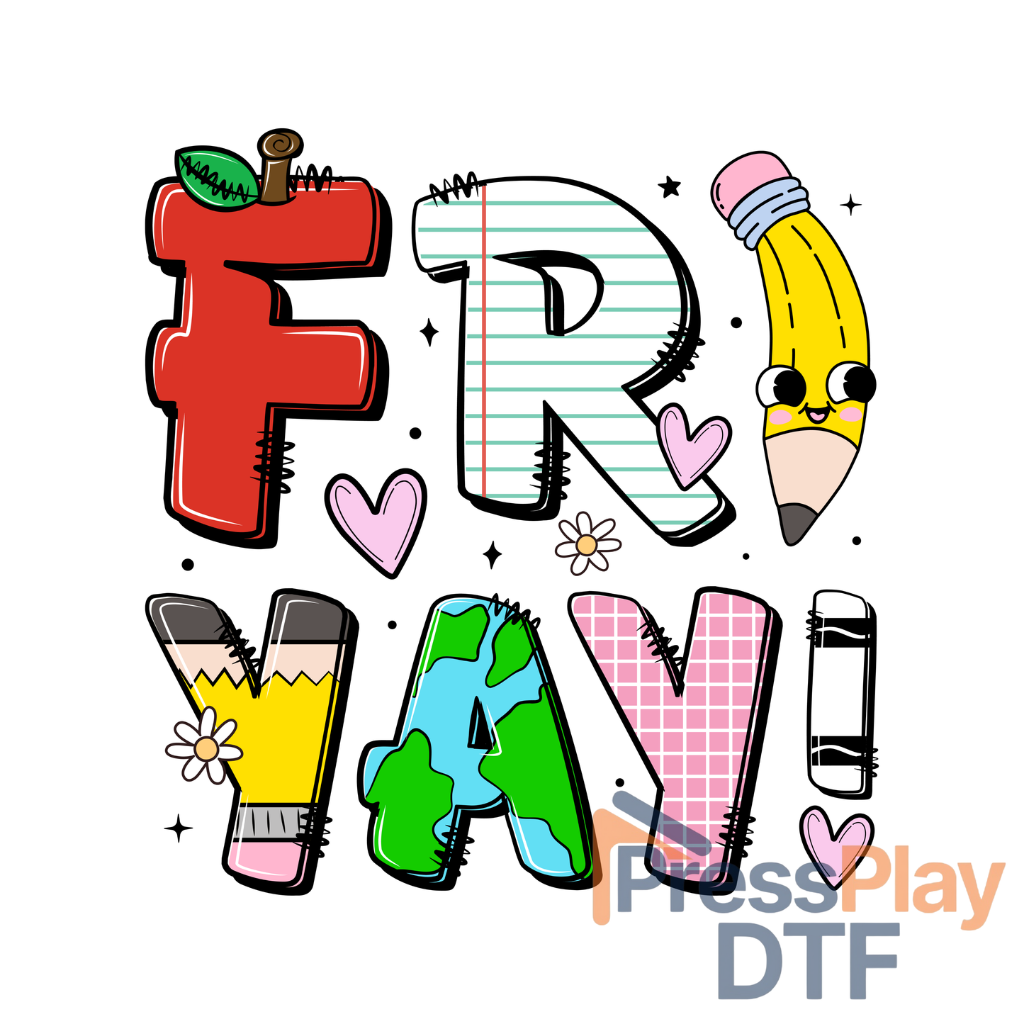 School Fri-Yay DTF Transfer