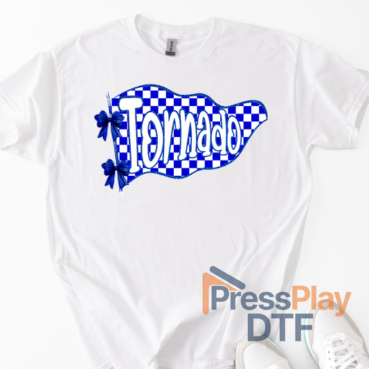 Tornado Pennant DTF Transfer