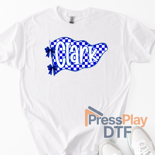 Clark Pennant DTF Transfer