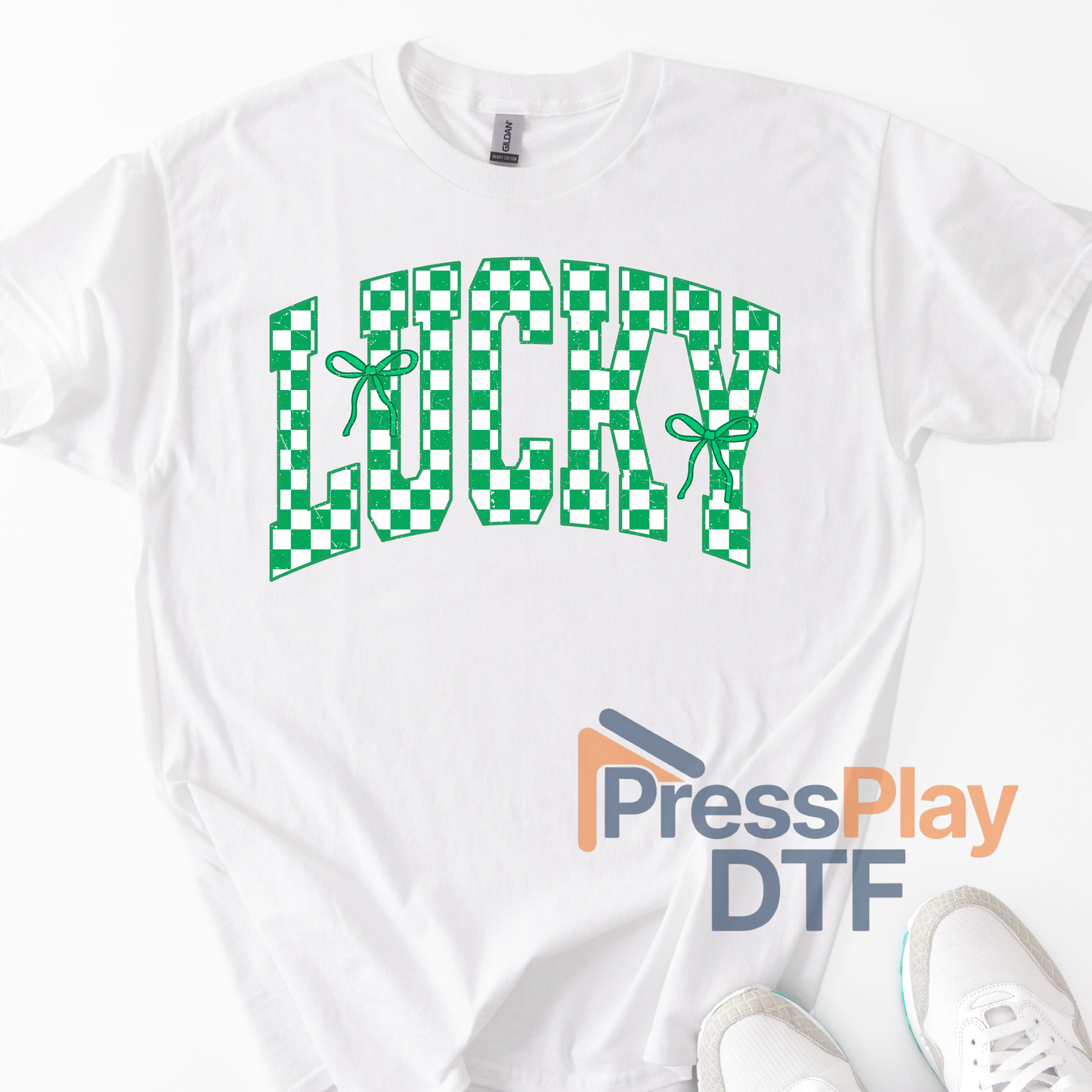 Lucky Check DTF Transfer