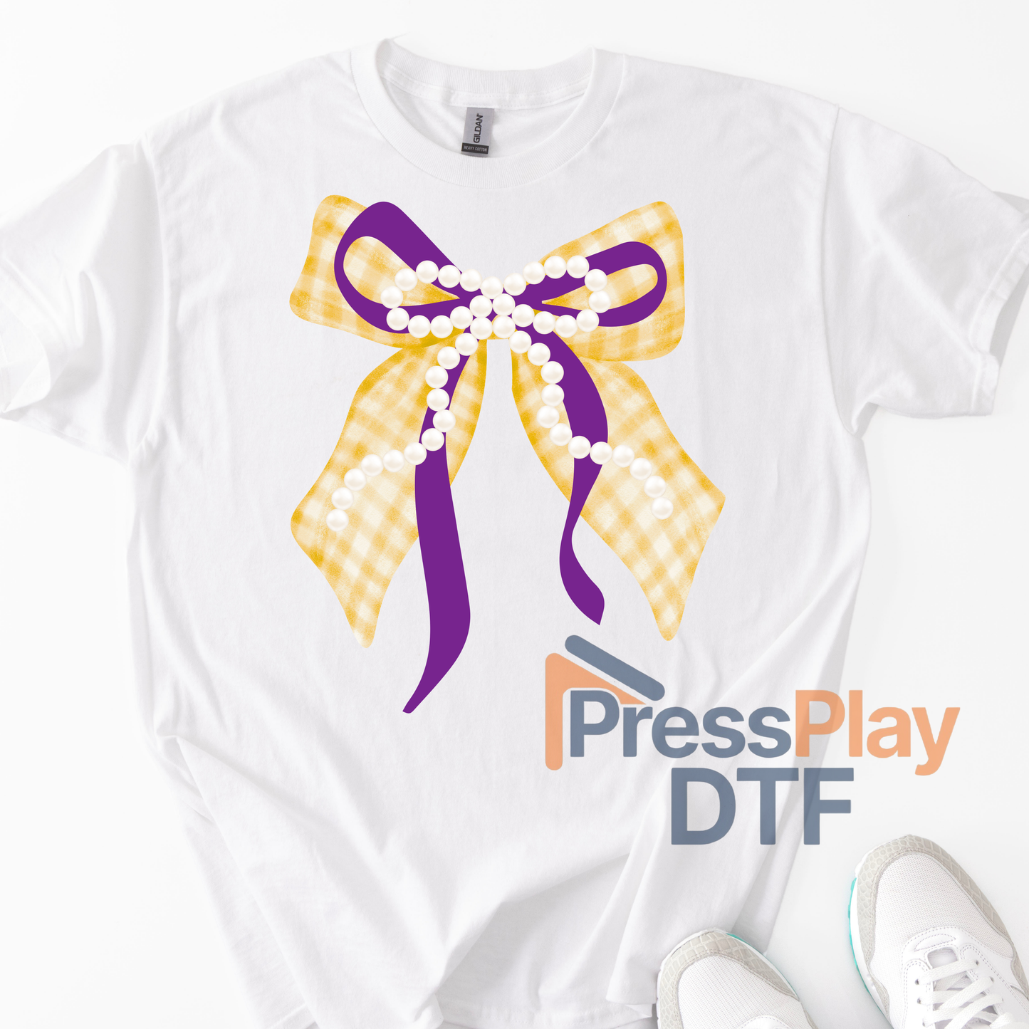Bow Purple Gold