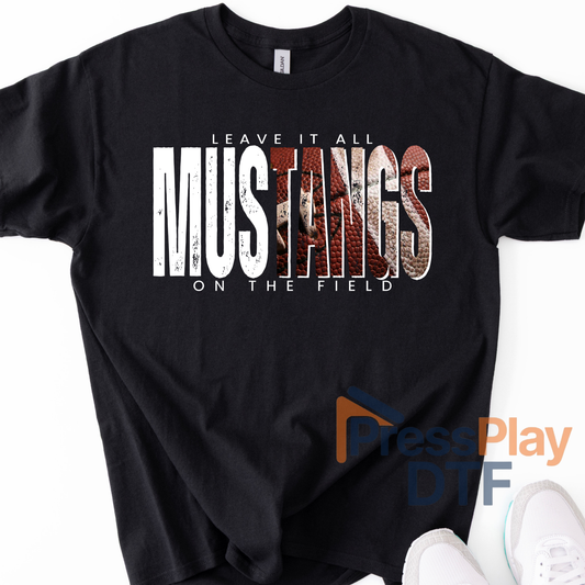Mustangs Football DTF Transfer