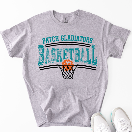 Patch Gladiators - Teal Varsity Basketball