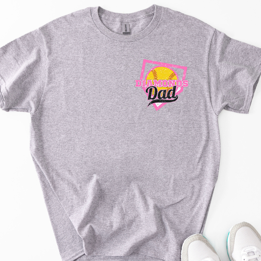 Diamonds Dad with Plate Pocket