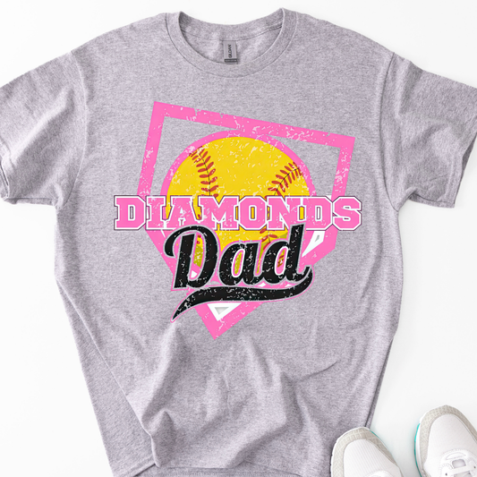 Diamonds Dad with Plate